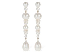 14kt Escalier de La Reine pearl earrings