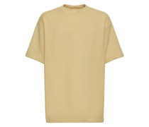 OVERSIZE-T-SHIRT MIT GESTICKTEM LOGO