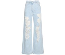 WEITE JEANS MIT RISSEN