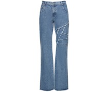 Ghentel raw-cut flared jeans