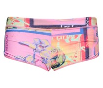 Frankie printed recycled tech shorts