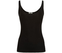 Tanktop aus gerippter Wolle und Seide „Sofia“