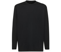 LANGÄRMELIGES T-SHIRT MIT LOGODETAIL