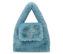 HANDTASCHE AUS KUNSTPELZ