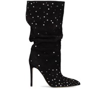 105mm hohe Stiefel aus Wildleder „Holly“