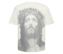 T-SHIRT AUS BAUMWOLLE MIT DRUCK