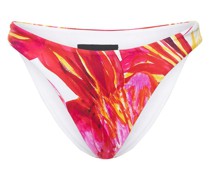 Scoop printed bikini bottom