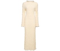 Langes Kleid aus Stretch- Baumwolle „Valetta“