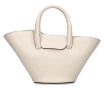 Mikro Tasche aus Leder mit Prägung „Tulip“