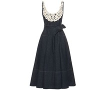 Verziertes Denim-Midikleid „Annie“