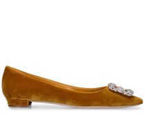 10mm hohe Samtschuhe „Hangisi CLC“