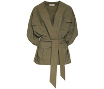 Blazer-Kleid aus Shantungtoile