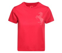 T-SHIRT AUS BAUMWOLLJERSEY MIT LOGO