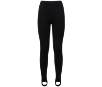 LEGGINGS AUS BAUMWOLLMISCHSTRICK