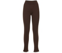 Hose aus gerippter Seide und Baumwolle „Carola“