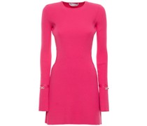 MINIKLEID AUS STRETCH-VISKOSESTRICKRIPP