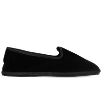 10MM HOHE LOAFERS AUS SAMT 'NERO'