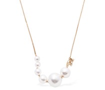 Halskette mit Perlenimitat „Dsq2“