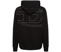 Baumwollpullover mit Stickerei