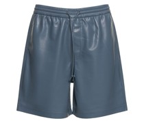 SHORTS AUS KUNSTLEDER