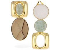 Sonia square clip-on earrings