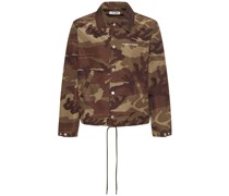 BEDRUCKTE WINDJACKE AUS NYLON
