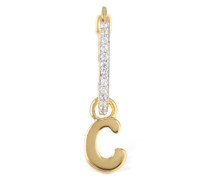 Pavé-Mono-Ohrring „C“