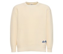 Sweater aus Baumwolle mit Logo