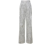 HOSE AUS BAUMWOLLPOPELINE MIT STREIFEN