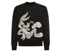 Pullover aus Wollstrick „Bugs Bunny“