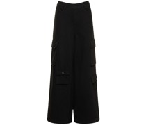 CARGOHOSE AUS BAUMWOLLDENIM