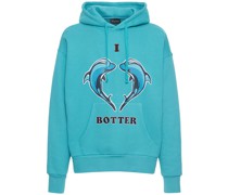 HOODIE AUS BAUMWOLLE MIT DRUCK