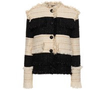 Jacke aus Baumwoll/Wollmischung