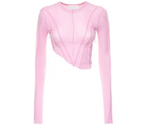 ASYMMETRISCHES T-SHIRT AUS JERSEY