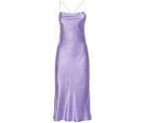 Slip-Kleid aus Satin mit „Crush Bias“-Kapuze