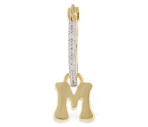 Pavé-Mono-Ohrring „M“