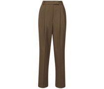 Twill-Hose mit Plissee „Bea“