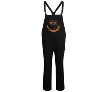 Workwear cotton blend overalls w/logo