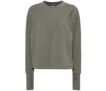 Sandgewaschenes SSWEATSHIRT mit Rundhalsausschnitt