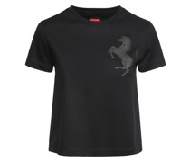 T-SHIRT AUS BAUMWOLLJERSEY MIT LOGO