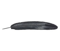 Mini-Top aus Leder in Federform „Noucky“