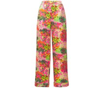 PYJAMAHOSE AUS SEIDENSATIN „AVA CHEERING“