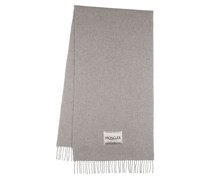 Logo wool scarf