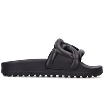 10MM HOHE SANDALEN AUS GUMMI