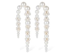 Grand Palais de Nuit pearl mono earring