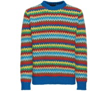 STRICKPULLOVER AUS BAUMWOLLE