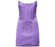 Minikleid aus Stretch-Satin