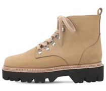 30MM HOHE WANDERSTIEFEL AUS LEDER „TOBEE“