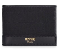 Brieftasche asu Moschino-Logojacquard