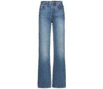 Kat cotton denim straight jeans